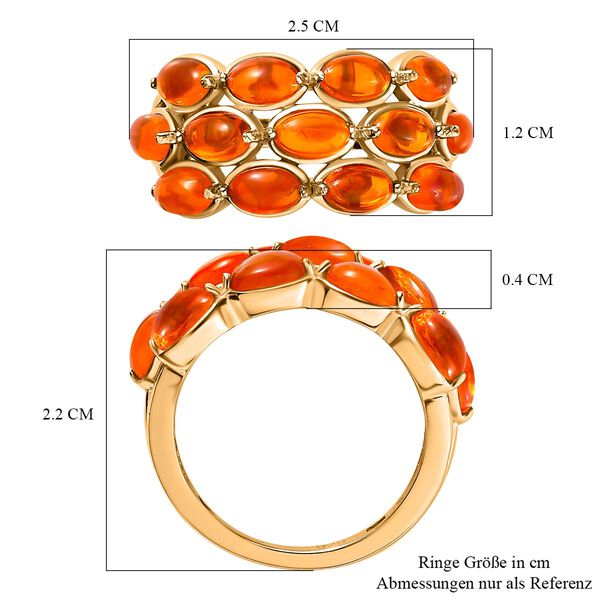 AA orange äthiopischer Opal-Ring - 2,09 ct. image number 7