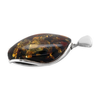 Baltischer Bernstein-Anh&auml;nger, 925 Silber