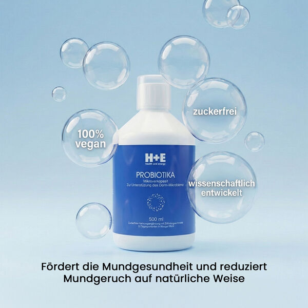 H+E patentierte mikroverkapselte Probiotika 500ml image number 2