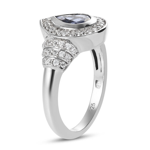 Tansanit und Zirkon Ring - 1,43 ct. image number 5