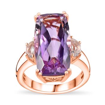 AA Rose De France Amethyst und Topas Ring - 9,75 ct.