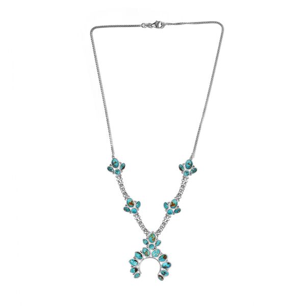 Sierra Nevada Türkis 45cm Halskette - 15,81 ct. image number 3