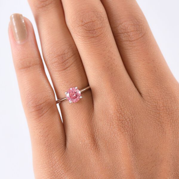 D'Joy roter Moissanit Ring - 0,94 ct. image number 2