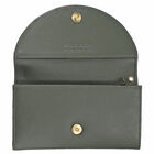 Sukriti 100% Leder: handbemalte Brieftasche mit RFID Schutz, Mandala Grün image number 4