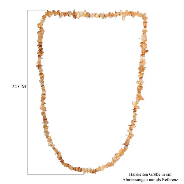 Citrin Kette 71 cm ca. 292,00 ct. image number 5