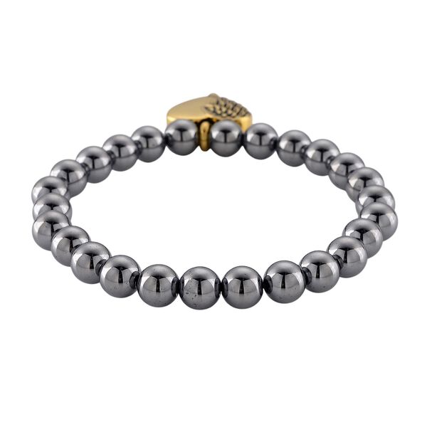 Terahertz Armband ca. Flexibles cm 316L Edelstahl gelb vergoldet ca. 80.00 ct image number 4