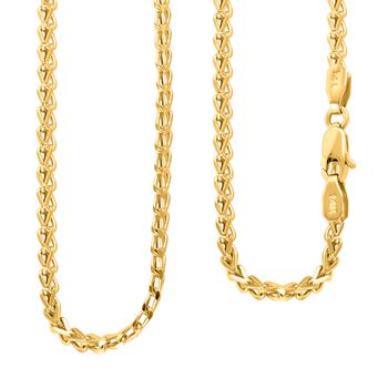 Franko-Halskette, ca. 60 cm, 375 Gold ca. 5,23g