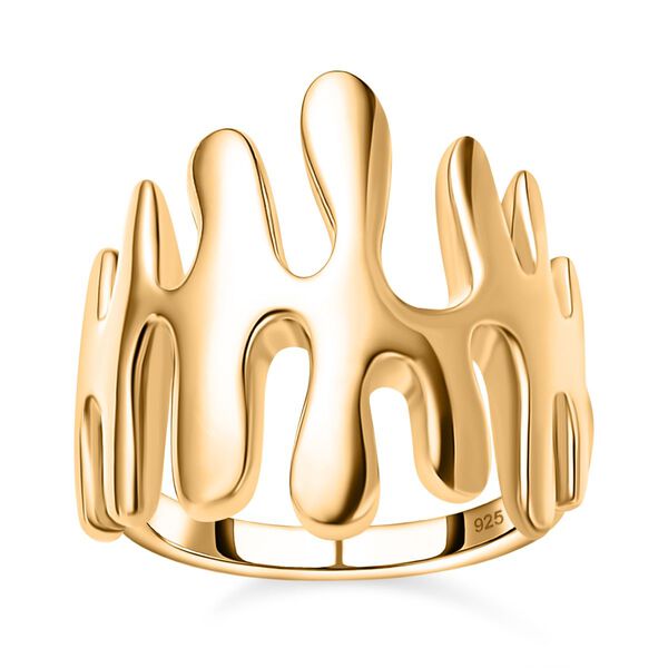 Lucy Q Splash Kollektion- Ring in Silber mit Gelbgold Vermeil image number 3