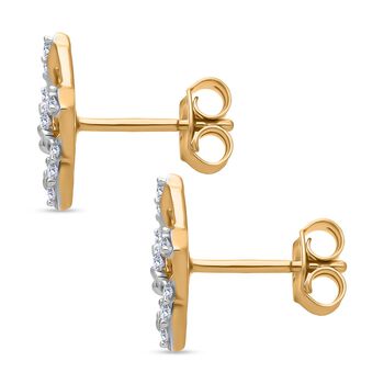 LUXURIANT SGL zertifizierte SI-GH Labor Diamant Ohrringe - 0,35 ct.