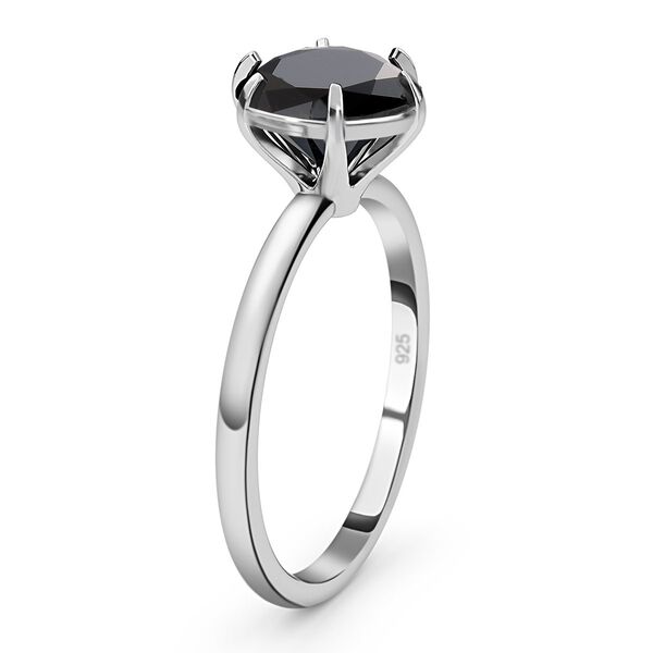 Schwarzer Turmalin Ring, 925 Silber, ca. 2.06 ct image number 5