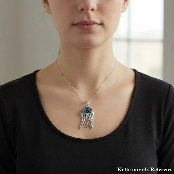 D'Joy Royal Bali - Abalone Muschel Anh&auml;nger 925 Silber image number 2