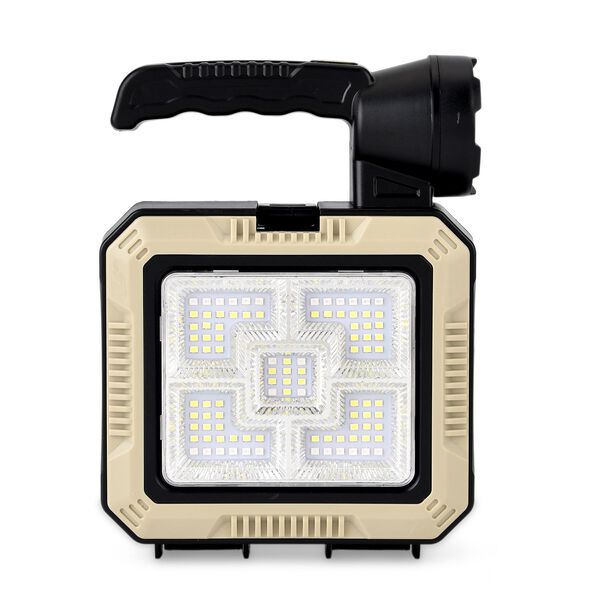" Luminous flux: 200 lumens for front light, 260 lumens for side light                                          Power:5W                                                                                       Charging time:  3 hours