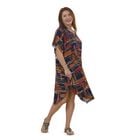 TAMSY - bedruckter Kaftan, One Size, geometrisches Muster image number 4