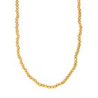 Citrin Halskette ca. 50 cm 925 Silber rhodiniert ca. 28,00 ct.