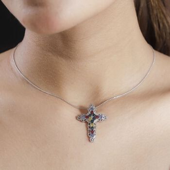 J Francis gefertigt mit SWAROVSKI- Multi Swarovski Kristall Anh&auml;nger