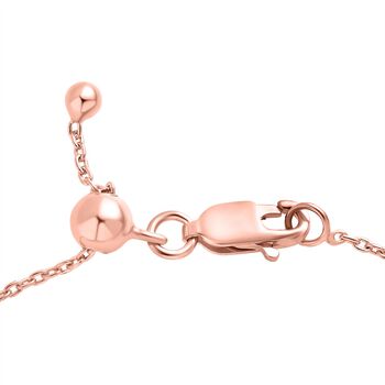 Anker-Kettenarmband 19cm in ros&eacute;vergoldetem 925 Silber