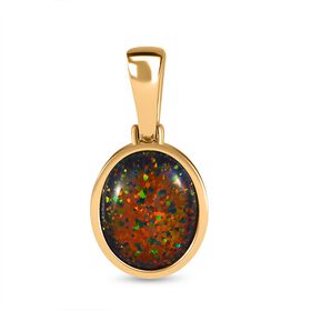 Labor schwarzer Opal-Anhänger - 1,94 ct.