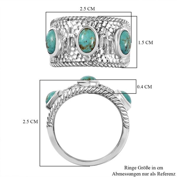 Sierra Nevada Türkis Ring - 2,47 ct. image number 7