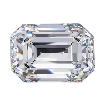 Moissanite Octagon 7x5 Faceted Cut 1A 1.00 Ct