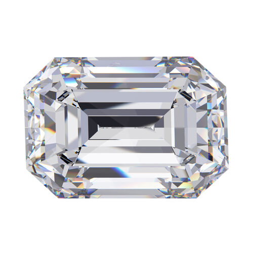 Moissanite Octagon 7x5 Faceted Cut 1A 1.00 Ct image number 0