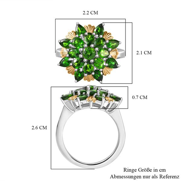 Nat&uuml;rlicher Chromdiopsid-Ring - 3,18 ct. image number 7