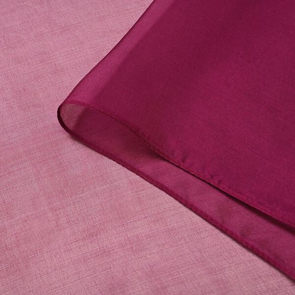 LA MAREY - 100% Maulbeeren-Seidenschal, Chiffon, 110x180 cm, burgunderrot image number 3
