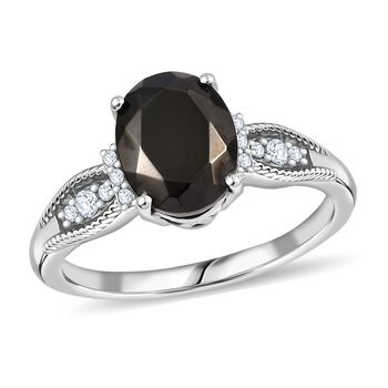 D'Joy 2er-Set Elite Shungit und Zirkon Schmuckset - 1,82 ct.