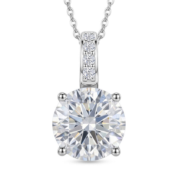 D'Joy Moissanit Schmuckset ca. 50 cm 925 Silber Rhodiniert ca. 4,97 ct.