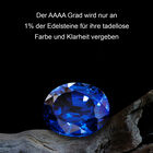 RHAPSODY AAAA Tansanit und Diamant-Ring, VS E-F, 950 Platin  ca. 4,80 ct image number 3