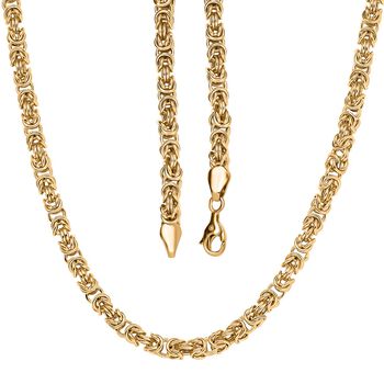 Byzantinische Kette in 916 Gelbgold, 49,50 cm - 12,5 Gramm