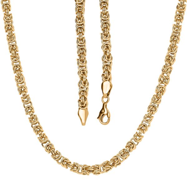 Byzantinische Kette in 916 Gelbgold, 49,50 cm - 12,5 Gramm image number 4
