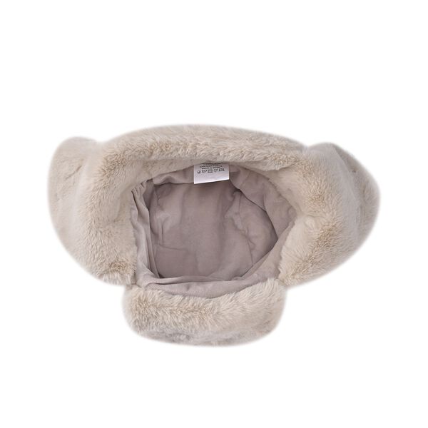 Kunstpelz Trapperm&uuml;tze mit Ohrenklappen, Beige image number 5