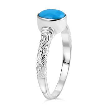 Royal Bali - Sleeping Beauty T&uuml;rkis Ring 925 Silber (Gr&ouml;&szlig;e 19.00)