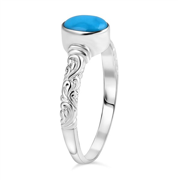 Royal Bali - Sleeping Beauty T&uuml;rkis Ring 925 Silber (Gr&ouml;&szlig;e 19.00) image number 3