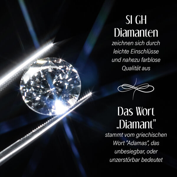 SI GH Diamant Anhänger in 950 Platin - 0,25 ct. image number 4