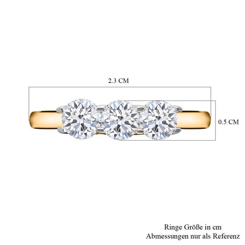 IGI zertifizierter SI GH Labor-Diamant-Ring - 1 ct. image number 6