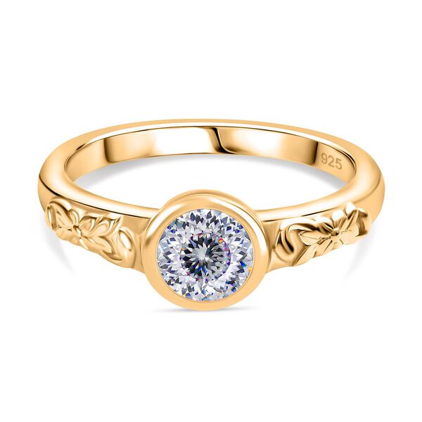 Moissanit Ring - 0,76 ct.