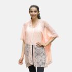 Kimono aus Spitze, Einheitsgröße Pfirsich