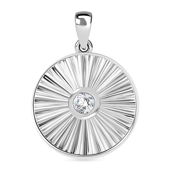 J Francis gefertigt mit SWAROVSKI Zirkonia Anh&auml;nger 925 Silber rhodiniert