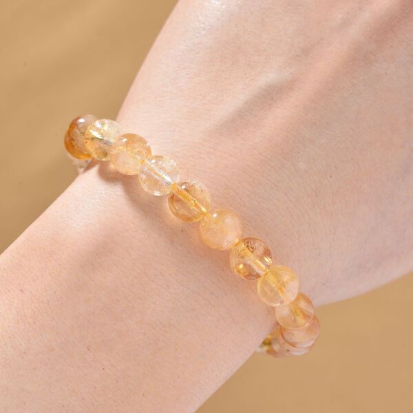 Flexibles Citrin Armband - 97 ct. image number 2