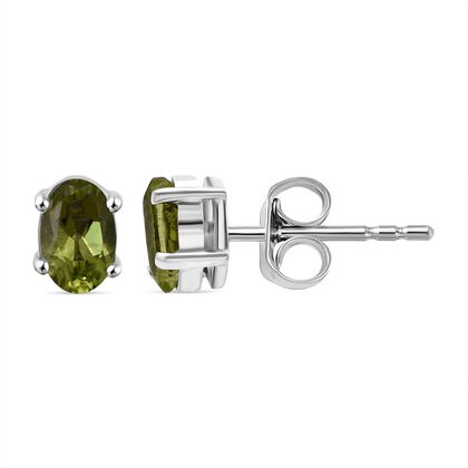 D'Joy Peridot Ohrringe 925 Silber rhodiniert ca. 1.00 ct