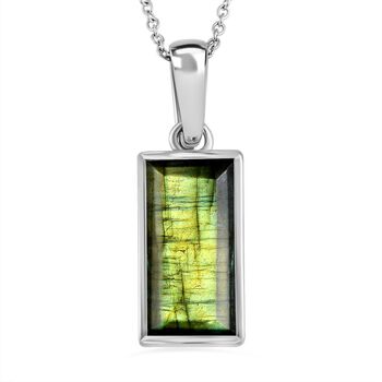 Labradorit Schmuckset  Edelstahl ca. 11,71 ct.