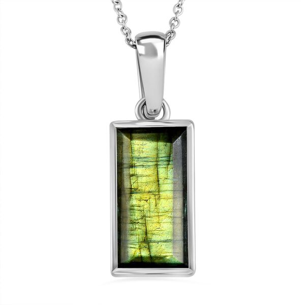 Labradorit Schmuckset  Edelstahl ca. 11,71 ct.