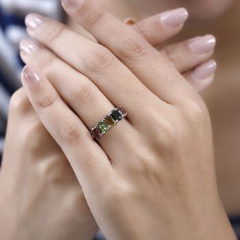 Mehrfarbiger Turmalin-Ring - 2,13 ct.