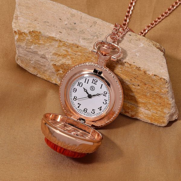 EXKLUSIVES ANGEBOT STRADA SPINNING Uhr rotes Murano-Stil Glas mit Japanisches Uhrwerk 91.4 cm image number 3