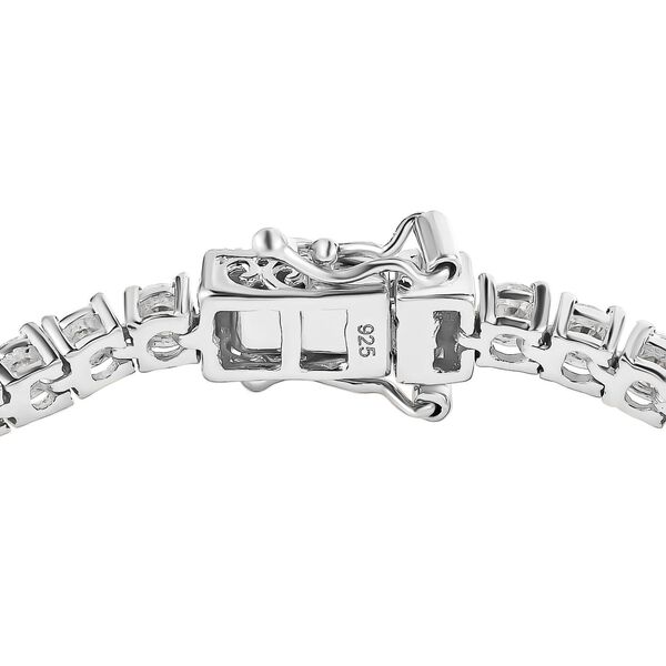 EF Moissanit Armband ca. 19 cm 925 Silber platiniert ca. 5,78 ct. image number 3