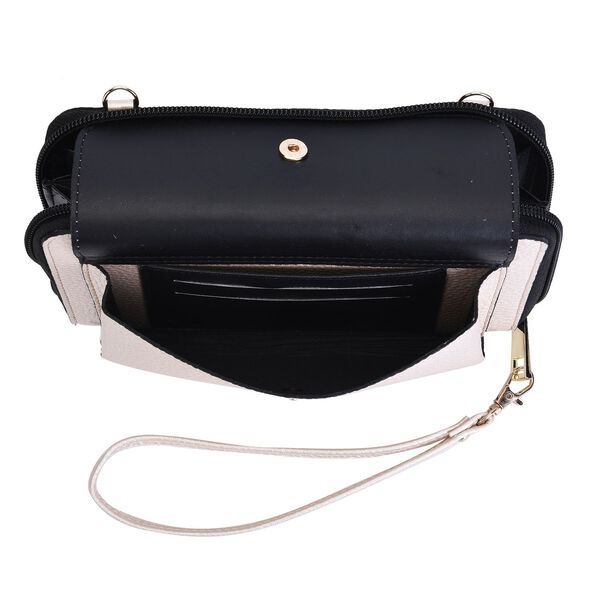 2er Set - Crossbody Tasche und Powerbank mit 4000mAh, Gold image number 5