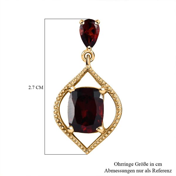 Natürliche Mosambik Granat-Ohrringe - 6,13 ct. image number 5