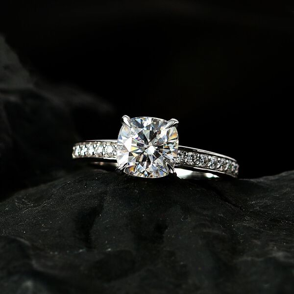 Moissanit Ring - 1,95 ct. image number 8