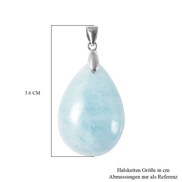 Aquamarin-Anhänger, 925 Silber Rhodium-Überlagerung ca. 25,00 ct image number 4